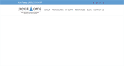 Desktop Screenshot of peakoms.com