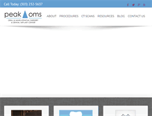 Tablet Screenshot of peakoms.com